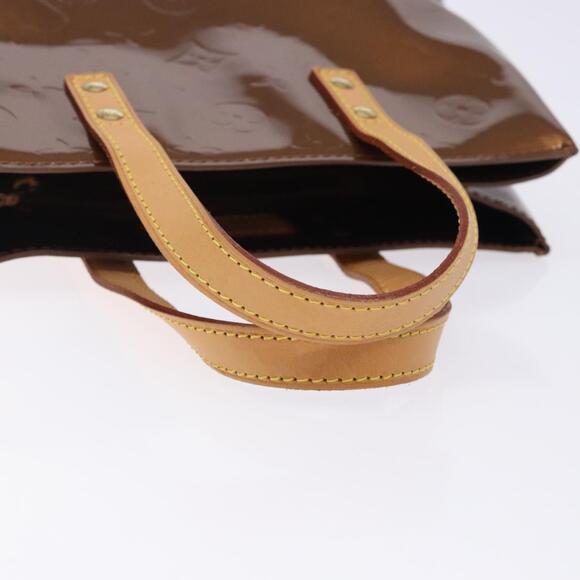 LOUIS VUITTON Monogram Vernis Reade PM Hand Bag Bronze M91146 - Picture 7 of 16
